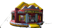 Floor is Lava wrecking Ball / Bounce House