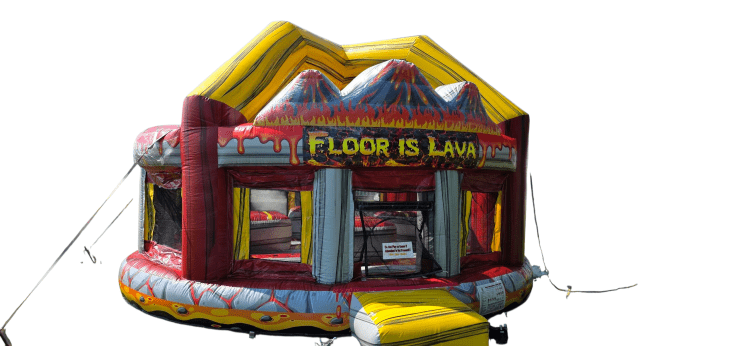 Floor is Lava wrecking Ball / Bounce House